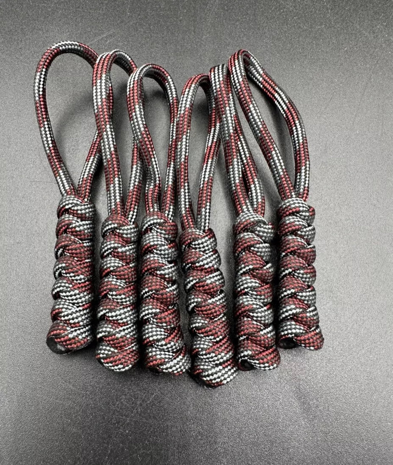 Paracord zipper pulls in packs of 6 limited edition Halloween range