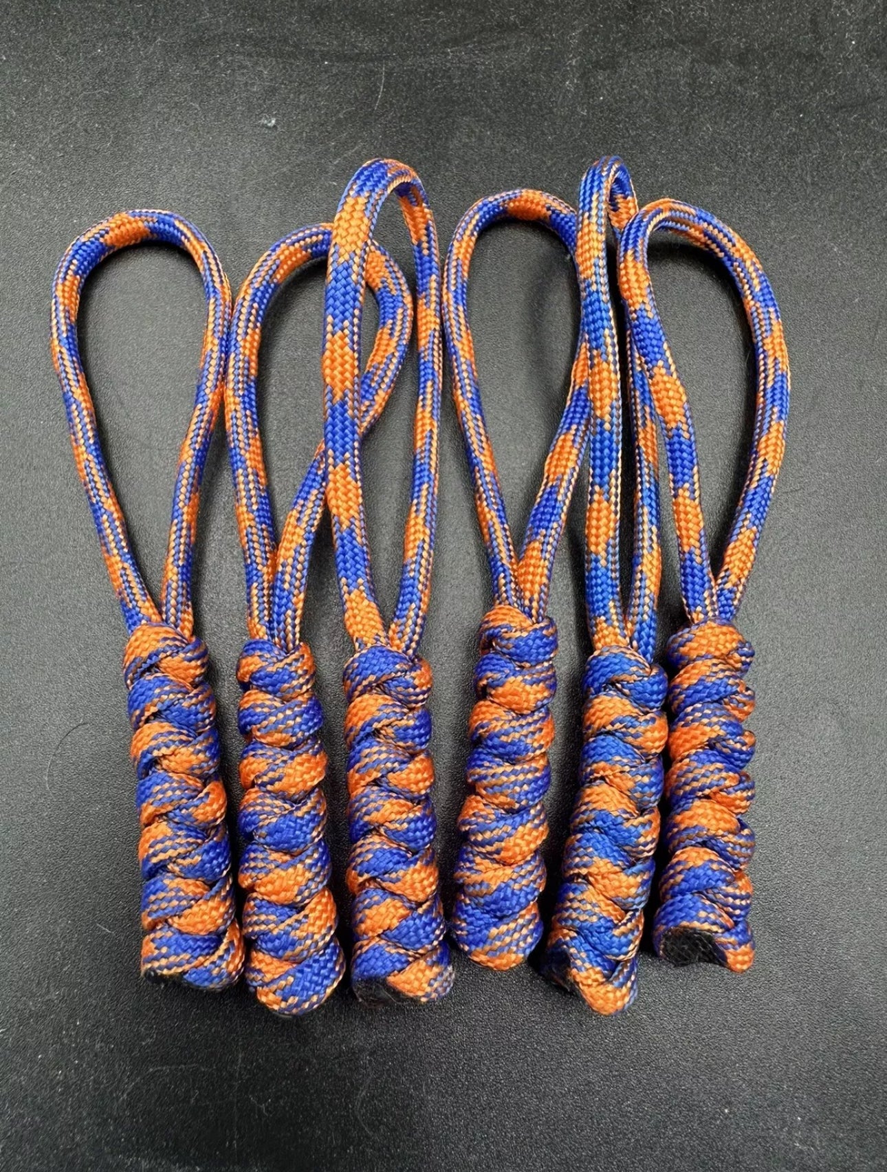 Paracord zipper pulls in packs of 6 limited edition Halloween range