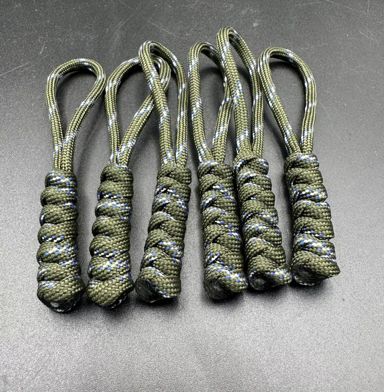 Paracord zipper pulls in packs of 6 limited edition Halloween range