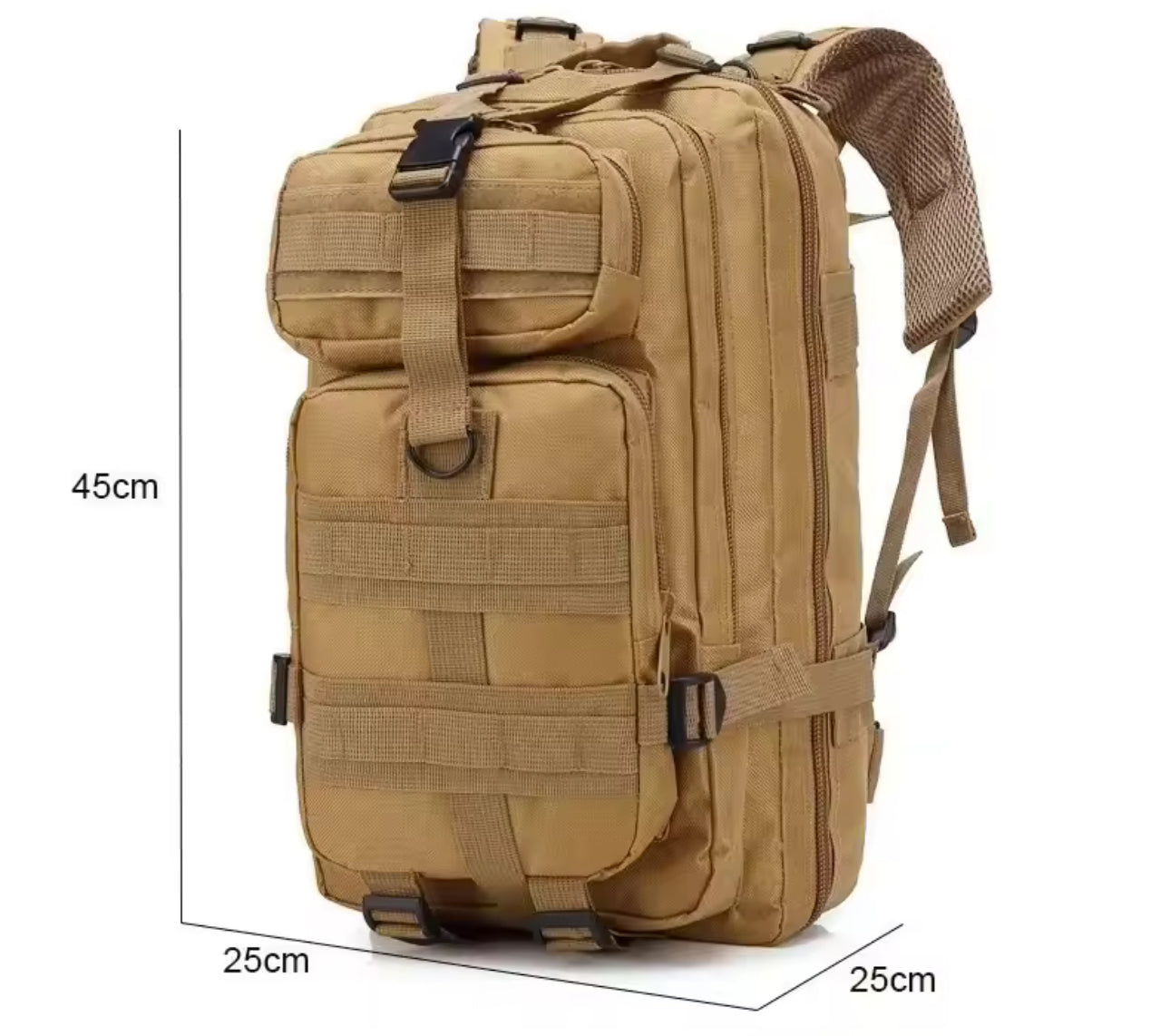 Tactical Backpacks For Man Hiking Outdoor Survival Bags 3P Assault Pack EDC Molle Pack For Trekking Hunting Bag
