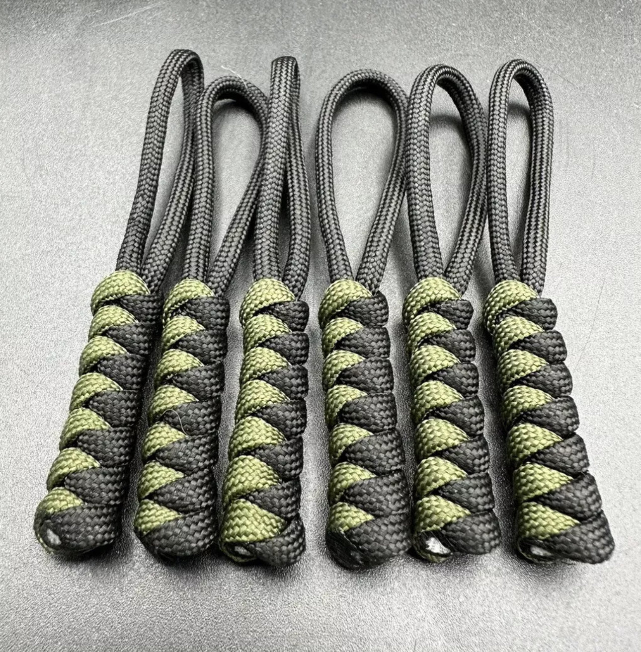 Paracord zipper pulls in packs of 6 limited edition Halloween range