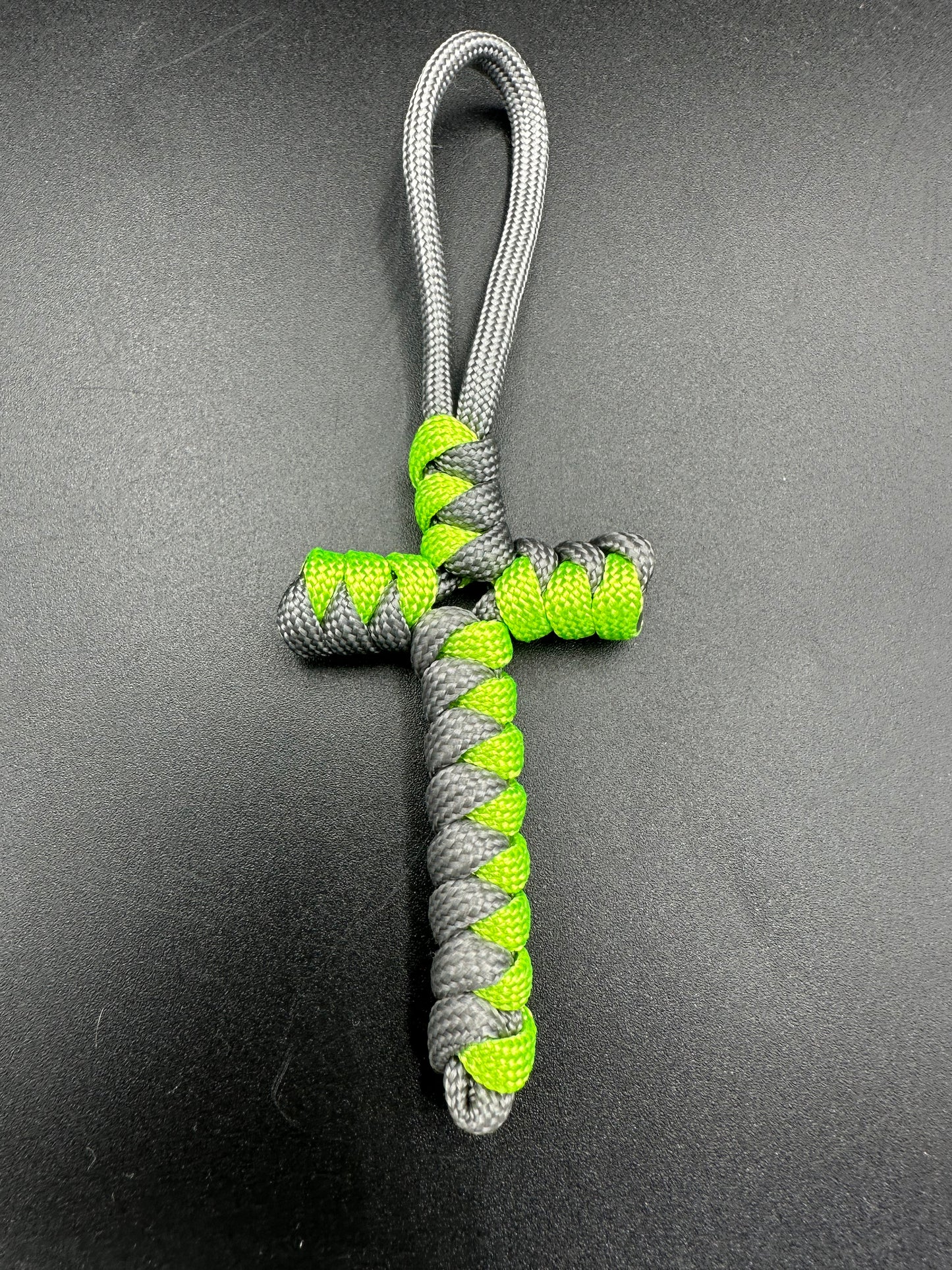 Paracord Cross Keyring, Bag Attachment, Handmade Crucifix, Hand Made lanyards