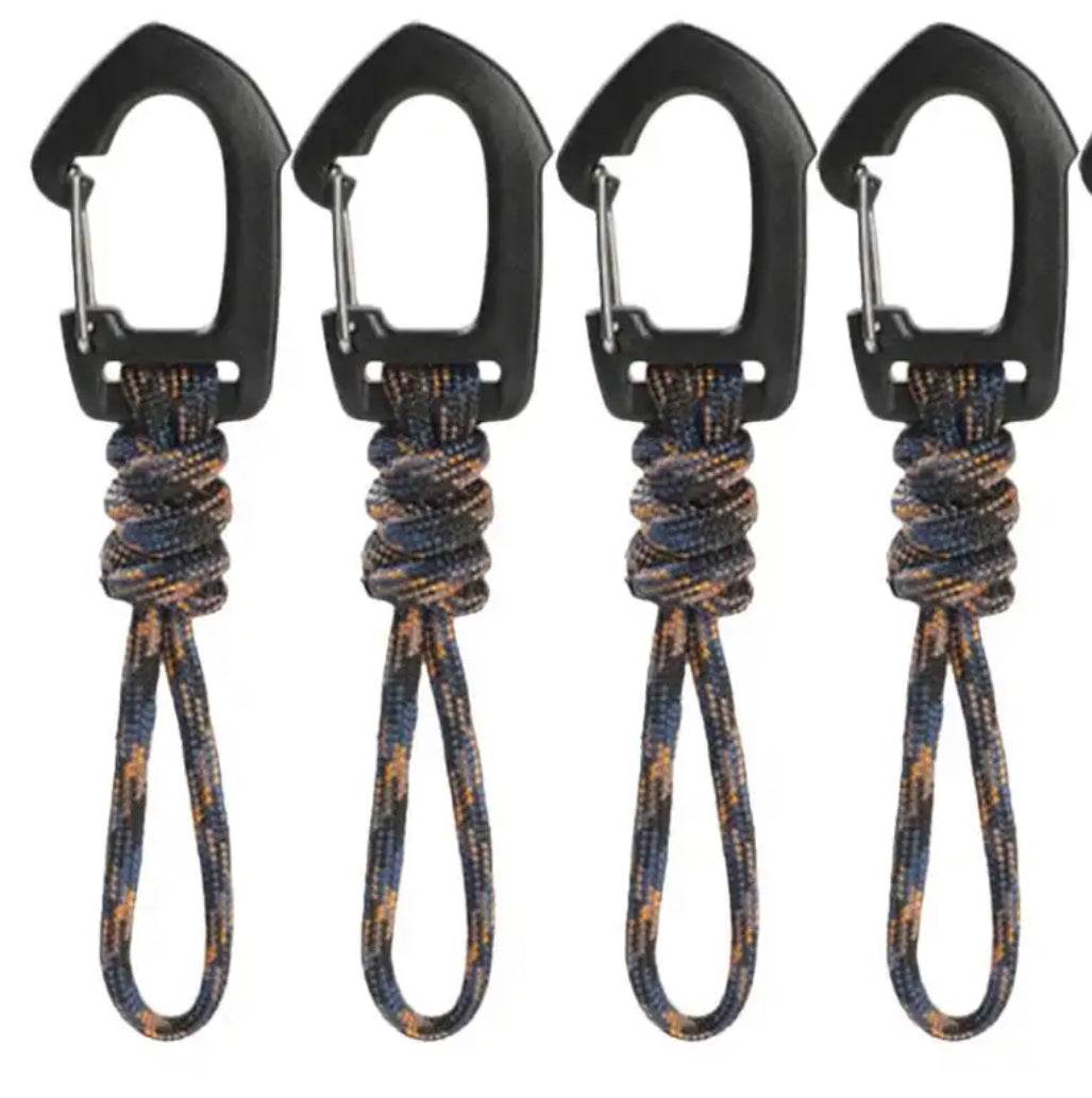 Paracord lanyard EDC Tactical Hook clip