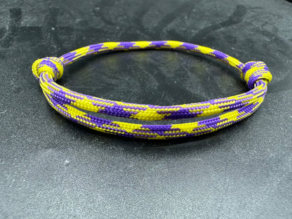 Paracord Friendship bracelets fully adjustable with a sliding knot handmade in store in the U.K.
