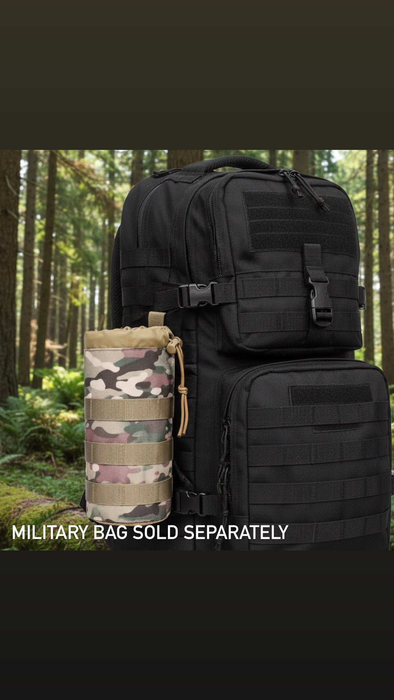 Tactical MOLLE Water Bottle Pouch