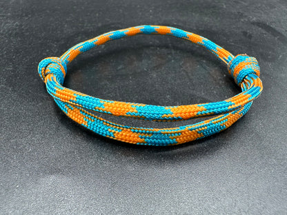 Paracord Friendship bracelets fully adjustable with a sliding knot handmade in store in the U.K.