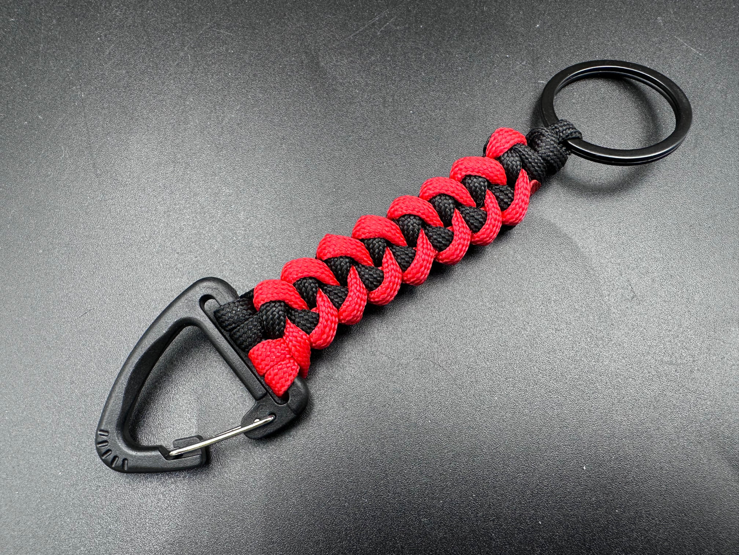 Tactical triangle clip EDC molle key ring & bag attachment