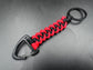 Tactical triangle clip EDC molle key ring & bag attachment