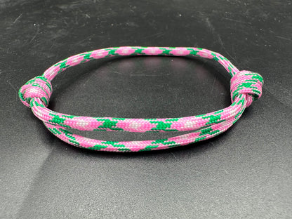 Paracord Friendship bracelets fully adjustable with a sliding knot handmade in store in the U.K.