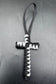 Paracord Cross Keyring, Bag Attachment, Handmade Crucifix, Hand Made lanyards (halloween editions)
