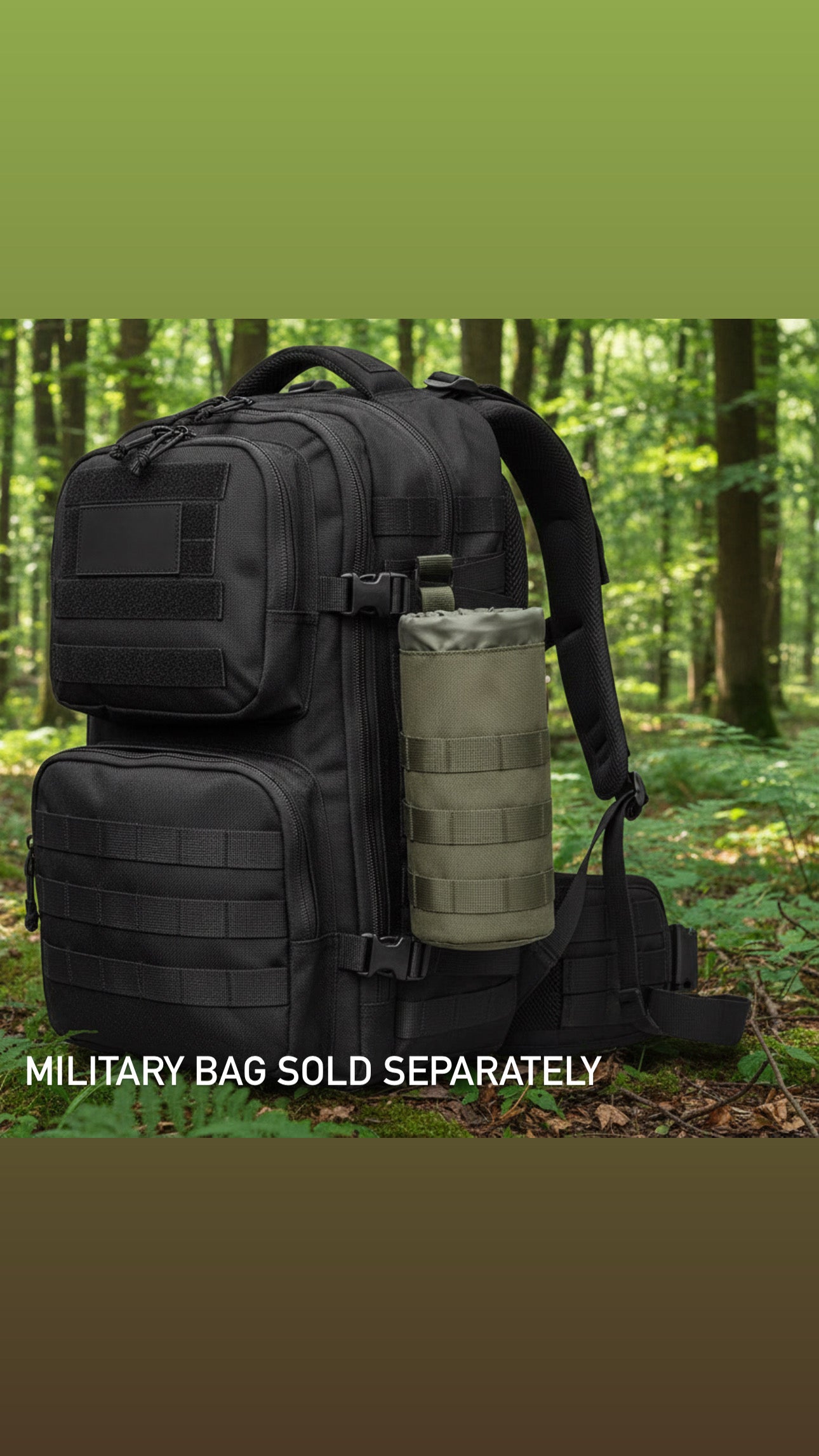 Tactical MOLLE Water Bottle Pouch