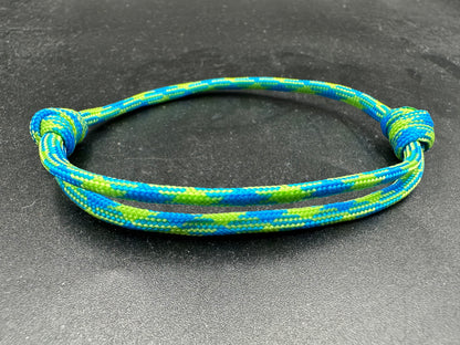 Paracord Friendship bracelets fully adjustable with a sliding knot handmade in store in the U.K.