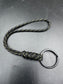 Paracord snake Knott lanyard with black split Ring