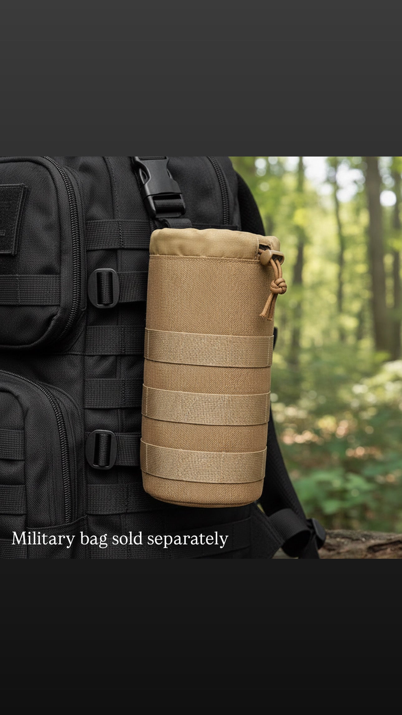 Tactical MOLLE Water Bottle Pouch