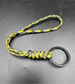Paracord snake Knott lanyard with black split Ring