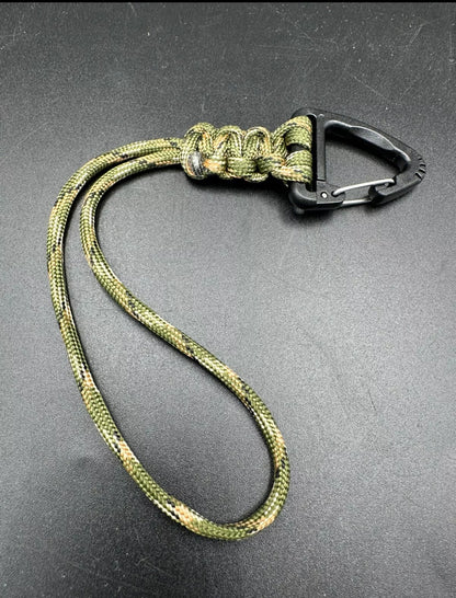 EDC triangular clip Paracord lanyard