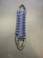 Our Tactical double ended triangle clip with a beautiful Paracord king cobra woven centre, are designed for your EDCs, molle, army bags and other field Attachments, handmade in this Navy blue colour