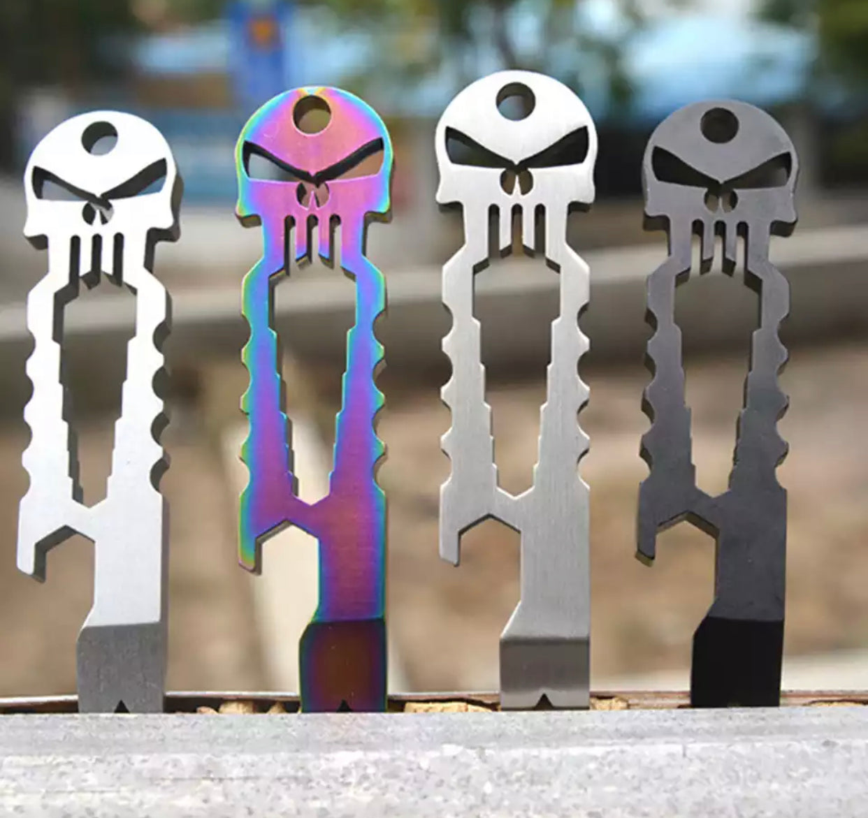EDC mini bottle opener multi tool for key rings
