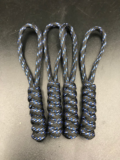 Tactical Paracord Zipper Pulls 4-Pack - EDC Survival Gear