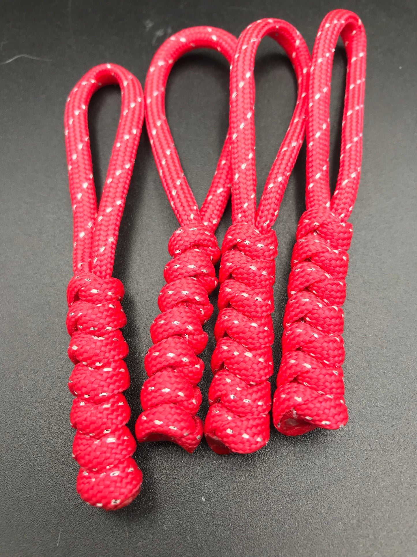 Tactical Paracord Zipper Pulls 4-Pack - EDC Survival Gear