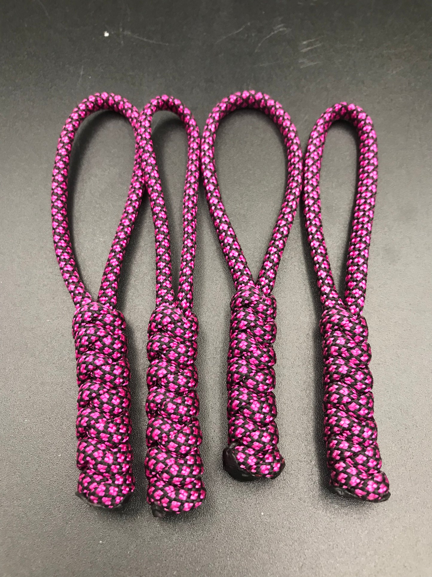 Tactical Paracord Zipper Pulls 4-Pack - EDC Survival Gear