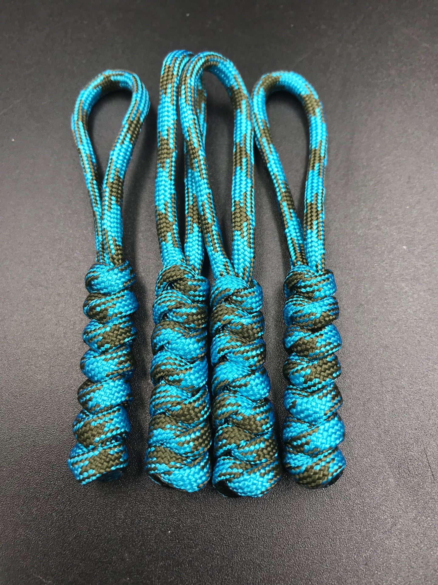 Tactical Paracord Zipper Pulls 4-Pack - EDC Survival Gear