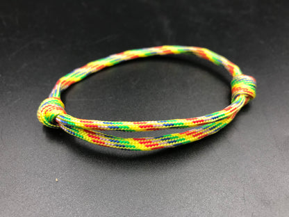 Paracord Friendship bracelets fully adjustable with a sliding knot handmade in store in the U.K.