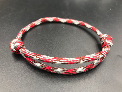 Paracord Friendship bracelets fully adjustable with a sliding knot handmade in store in the U.K.