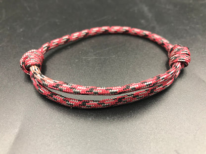 Paracord Friendship bracelets fully adjustable with a sliding knot handmade in store in the U.K.