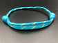 Paracord Friendship bracelet in Hawaiian blue