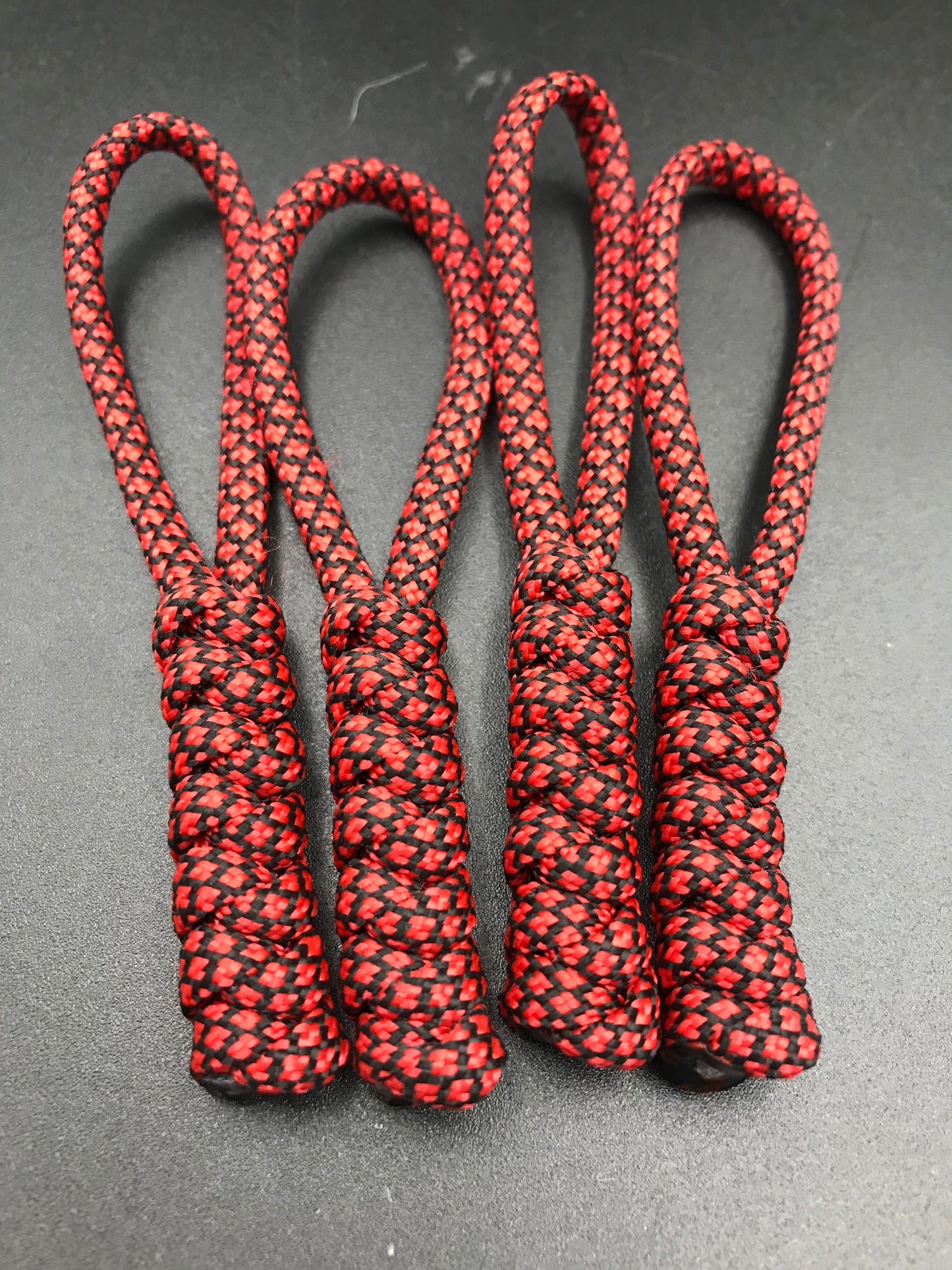 Tactical Paracord Zipper Pulls 4-Pack - EDC Survival Gear