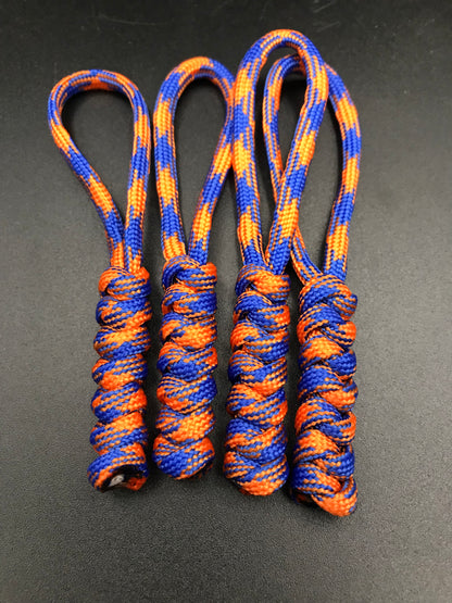 Tactical Paracord Zipper Pulls 4-Pack - EDC Survival Gear