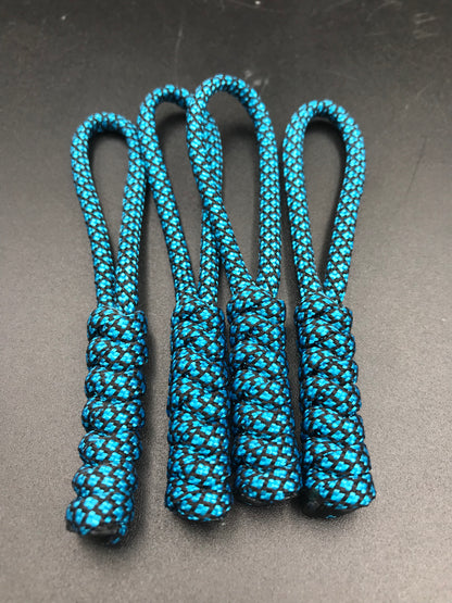 Tactical Paracord Zipper Pulls 4-Pack - EDC Survival Gear
