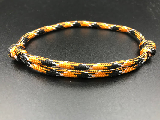 Lightweight Orange camo friendship bracelet