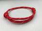 Paracord friendship bracelet In Phoenix Red ( red with yellow) light weight and adjustable