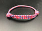 Paracord friendship bracelet In USA theme ( blue red & white )  light weight and adjustable