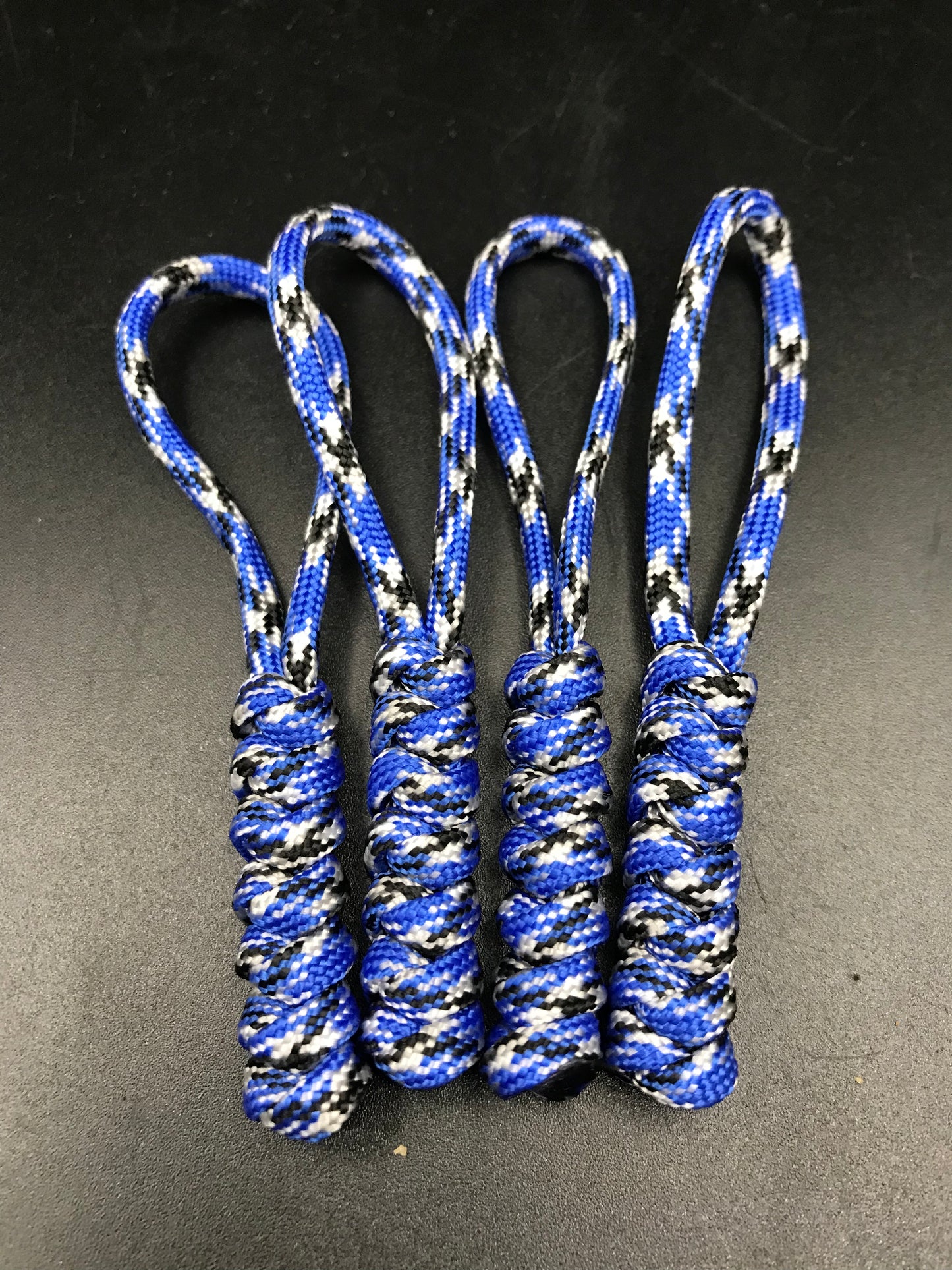 Tactical Paracord Zipper Pulls 4-Pack - EDC Survival Gear