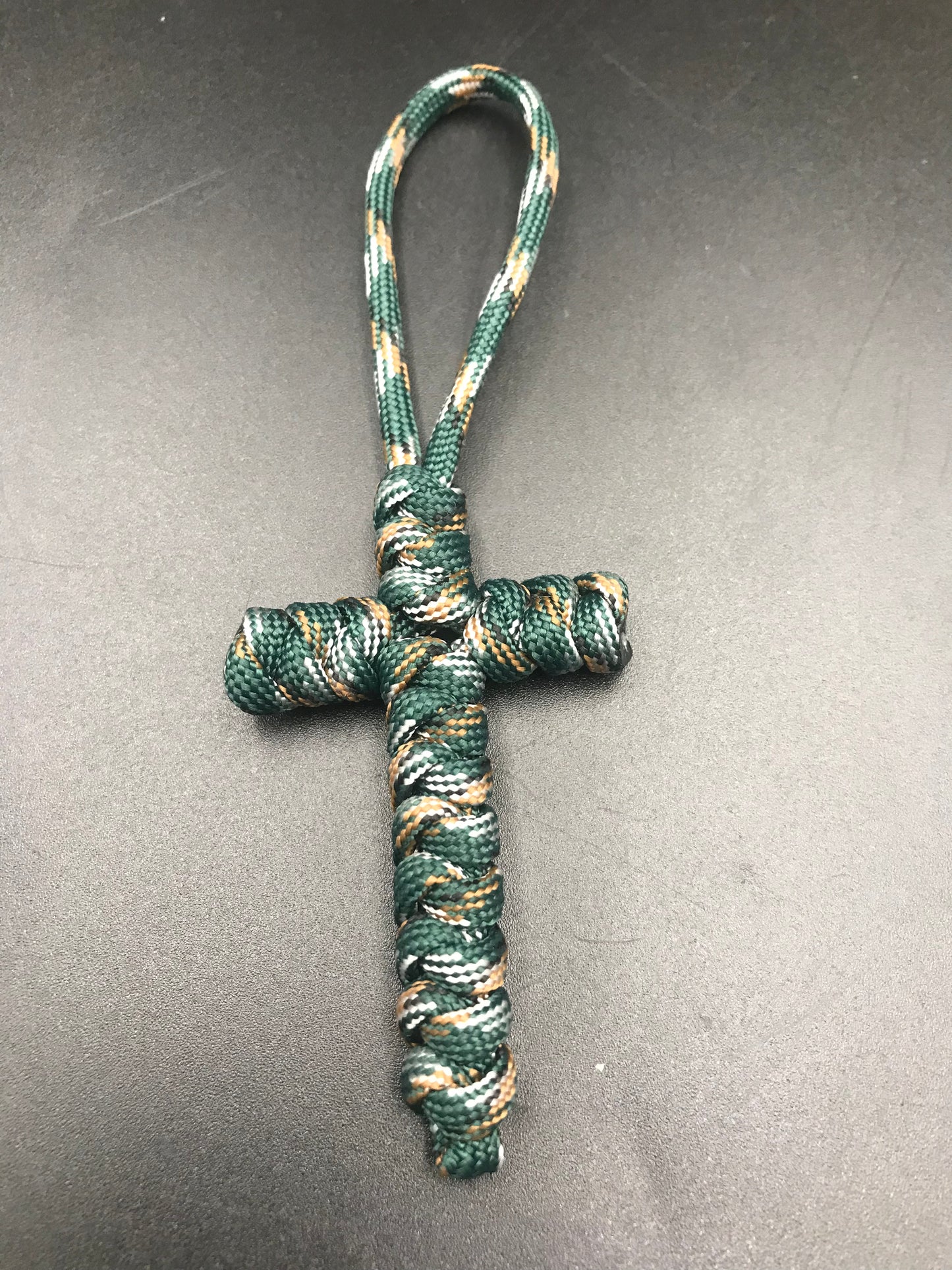 Paracord Cross Keyring, Bag Attachment, Handmade Crucifix, Hand Made lanyards