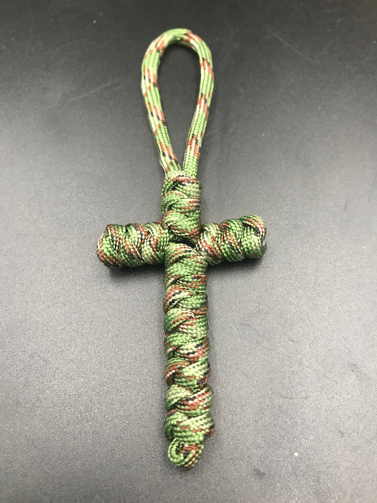Paracord Cross Keyring, Bag Attachment, Handmade Crucifix, Hand Made lanyards
