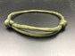 Paracord friendship bracelet in Olive green lightweight and fully adjustable 