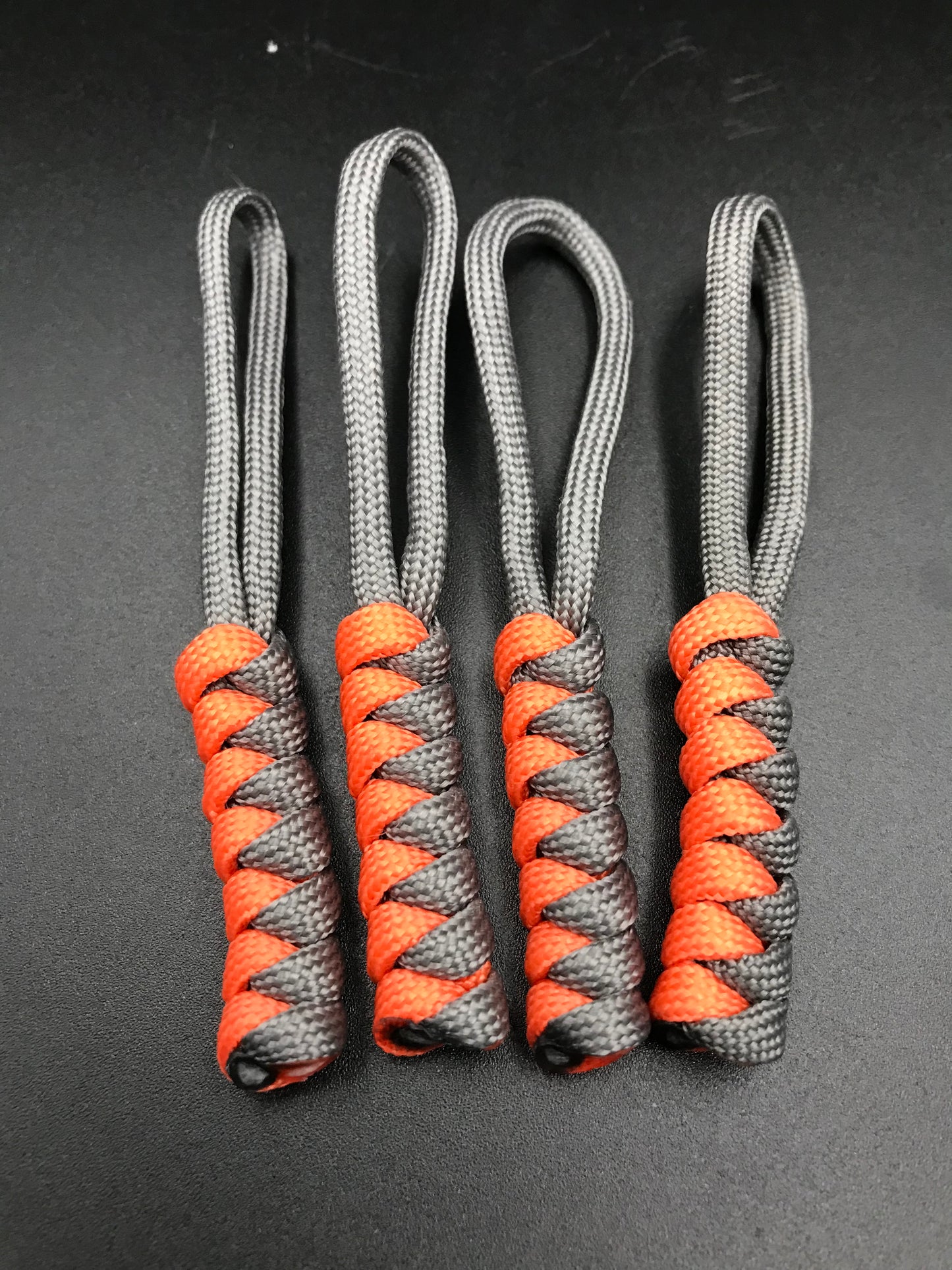 Tactical Paracord Zipper Pulls 4-Pack - EDC Survival Gear