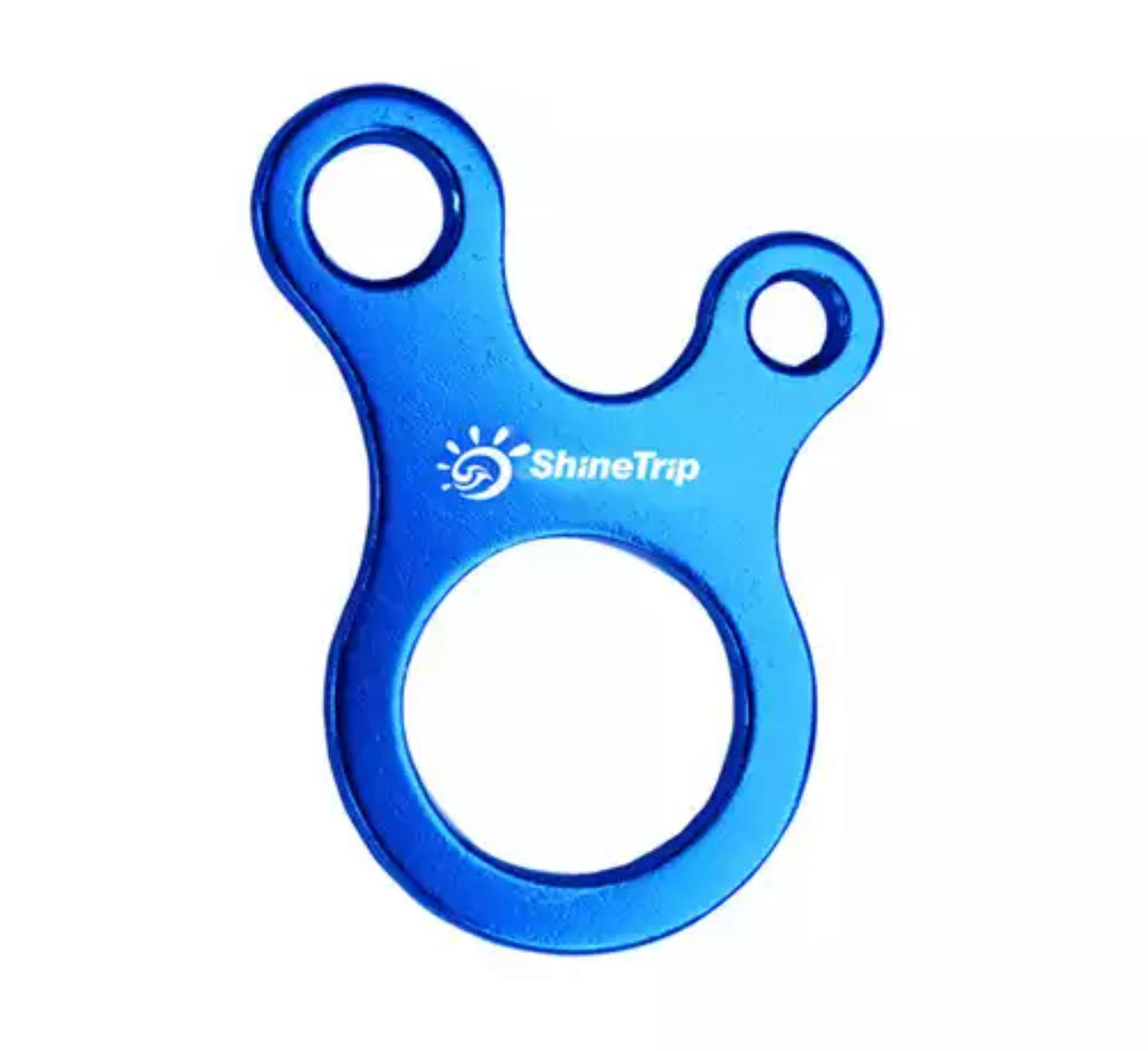 Camping round Guyline tensioner for tents in blue colour
