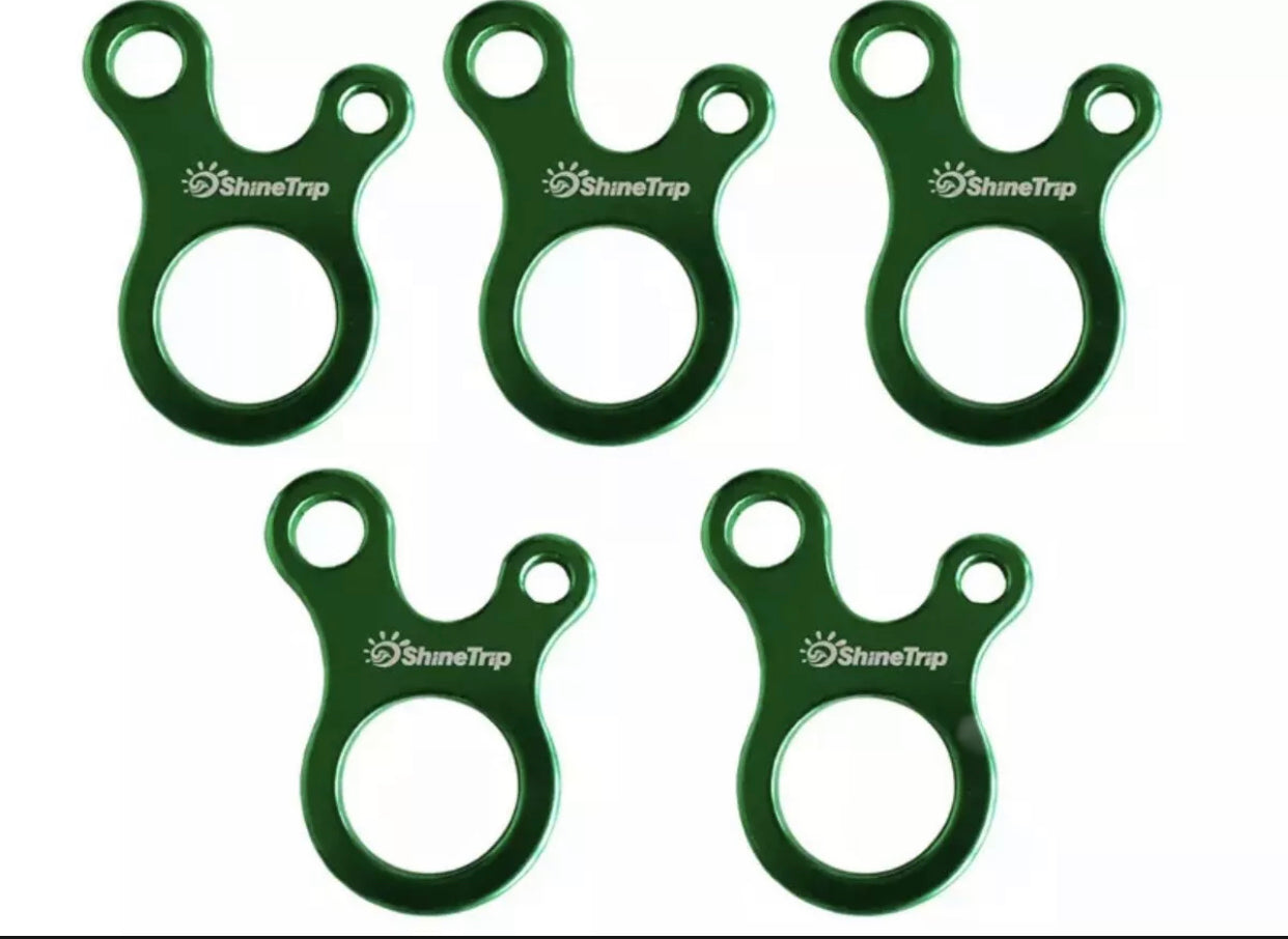 Rope Tightener Camping Tent Guy Line Cord Runners Tensioners Adjusters