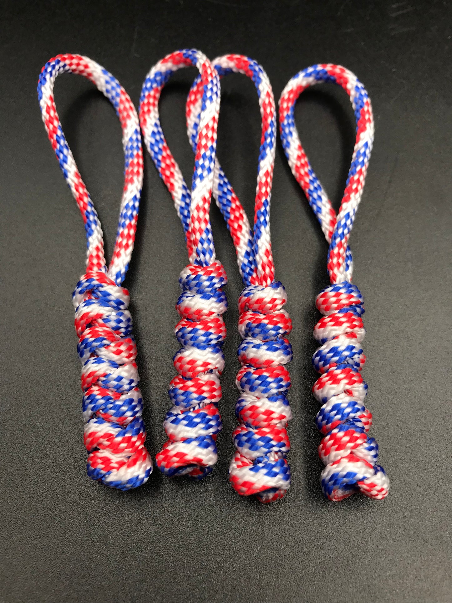 Tactical Paracord Zipper Pulls 4-Pack - EDC Survival Gear