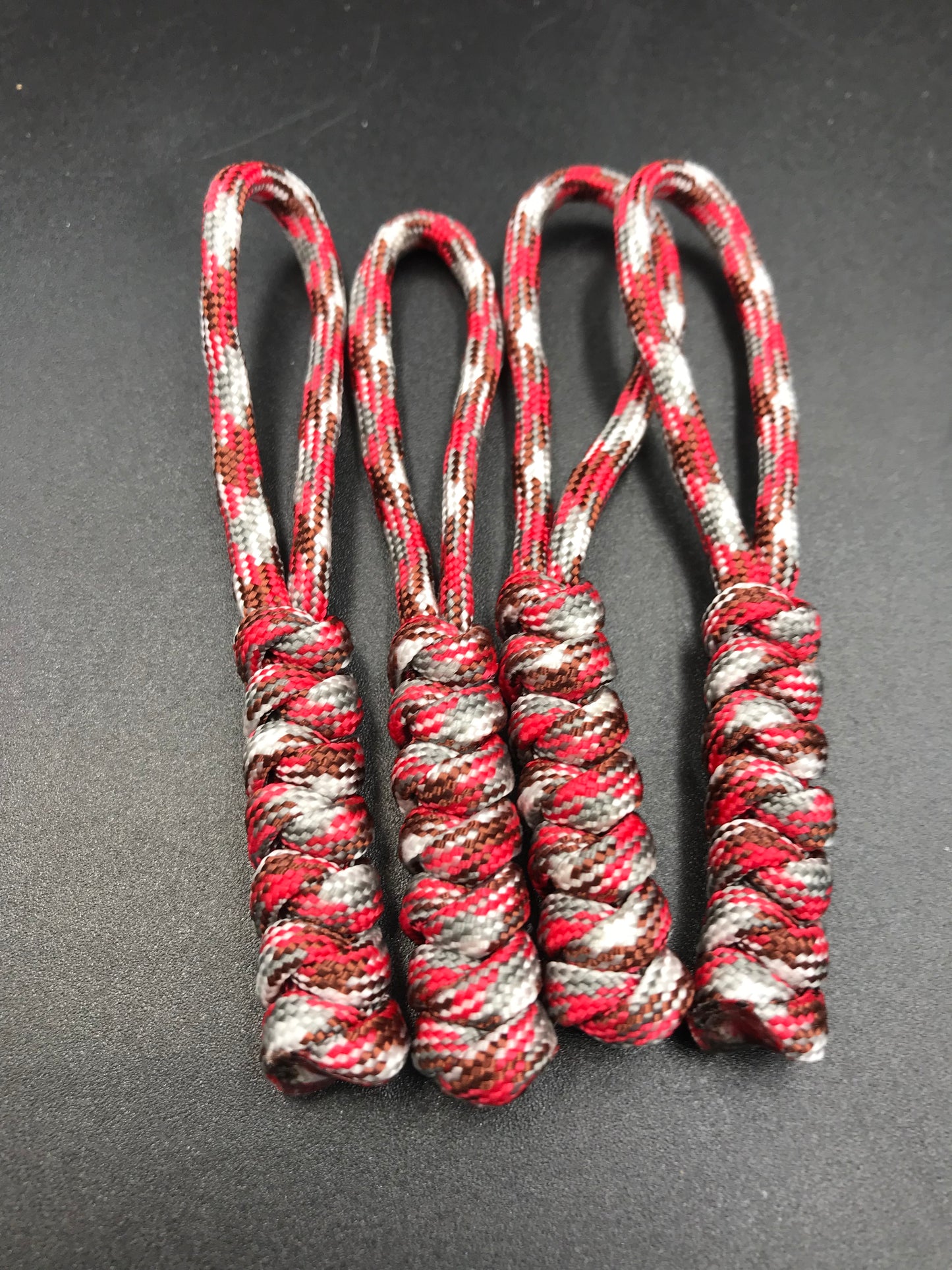 Tactical Paracord Zipper Pulls 4-Pack - EDC Survival Gear