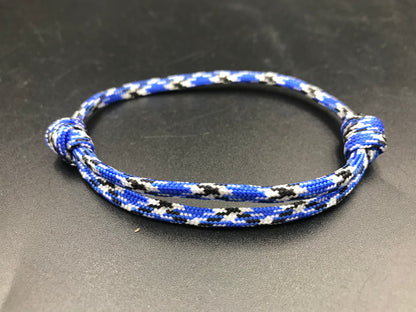 Paracord Friendship bracelets fully adjustable with a sliding knot handmade in store in the U.K.