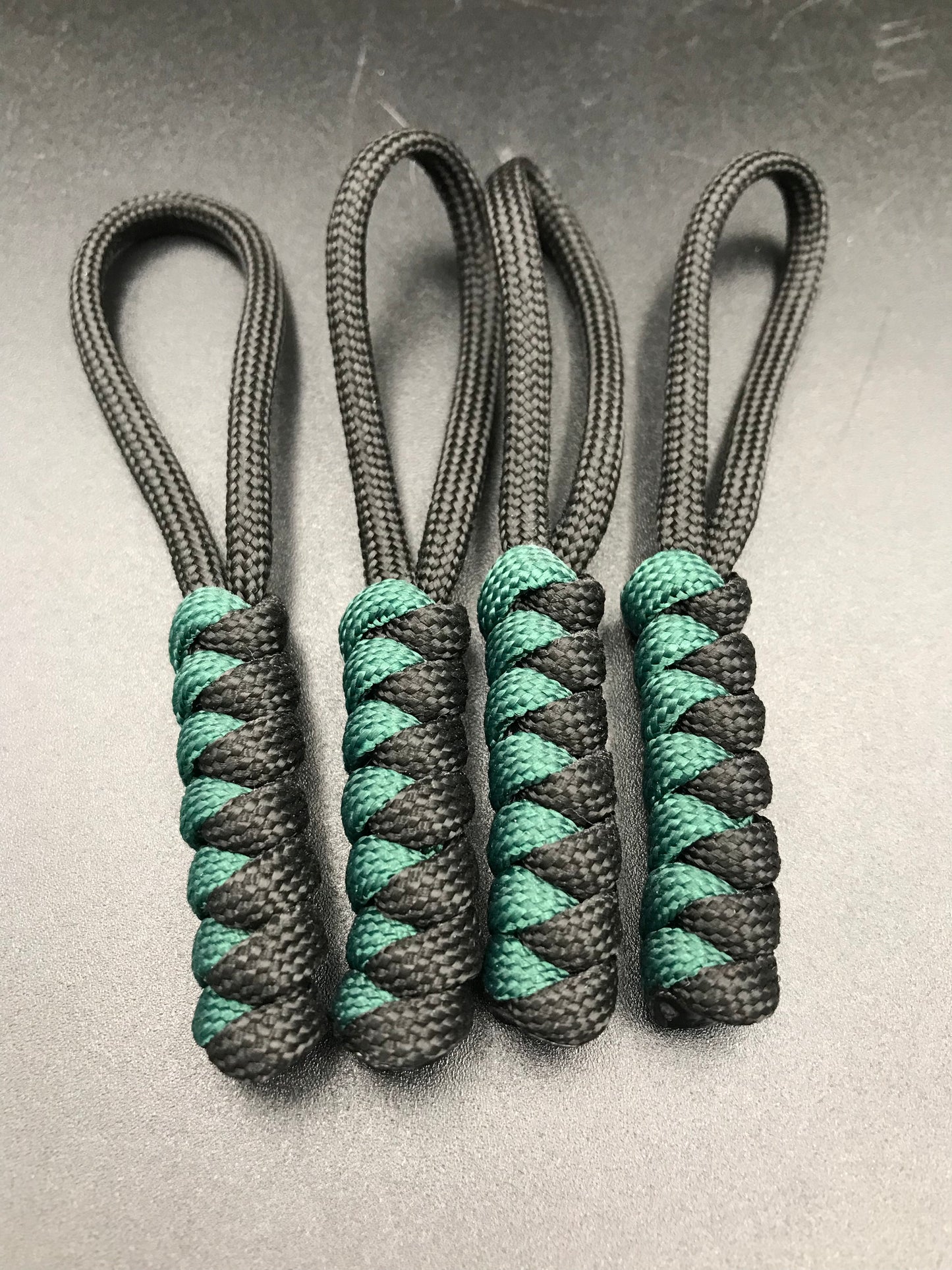 Tactical Paracord Zipper Pulls 4-Pack - EDC Survival Gear