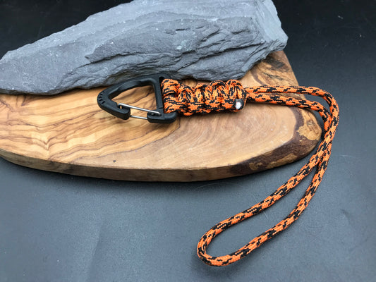 EDC triangular clip Paracord lanyard