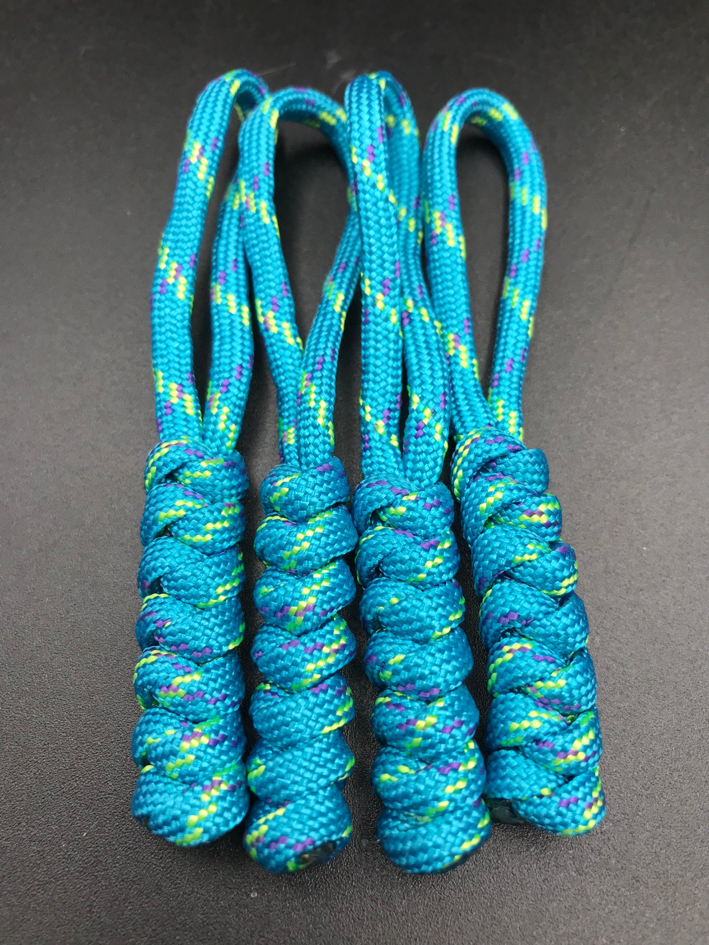 Tactical Paracord Zipper Pulls 4-Pack - EDC Survival Gear